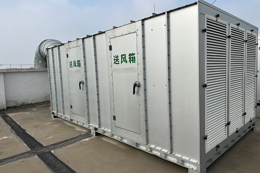 無(wú)塵噴漆房新風(fēng)系統(tǒng)，外送風(fēng)裝置